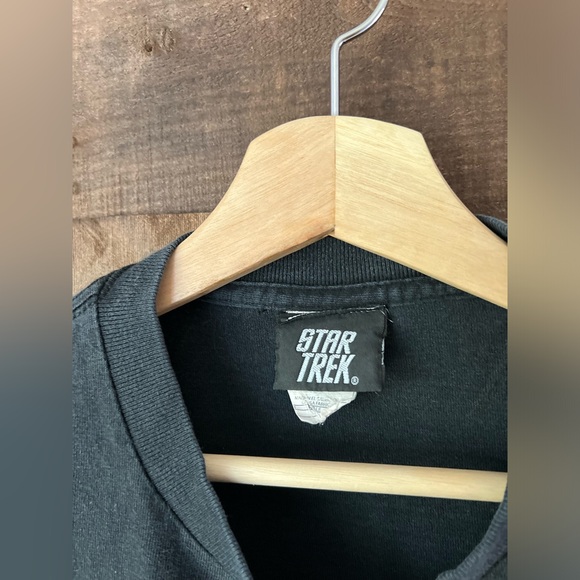 Star Trek Y2K 2000s Movie T-Shirt Size Adult Small Faded Black - Picture 8 of 9